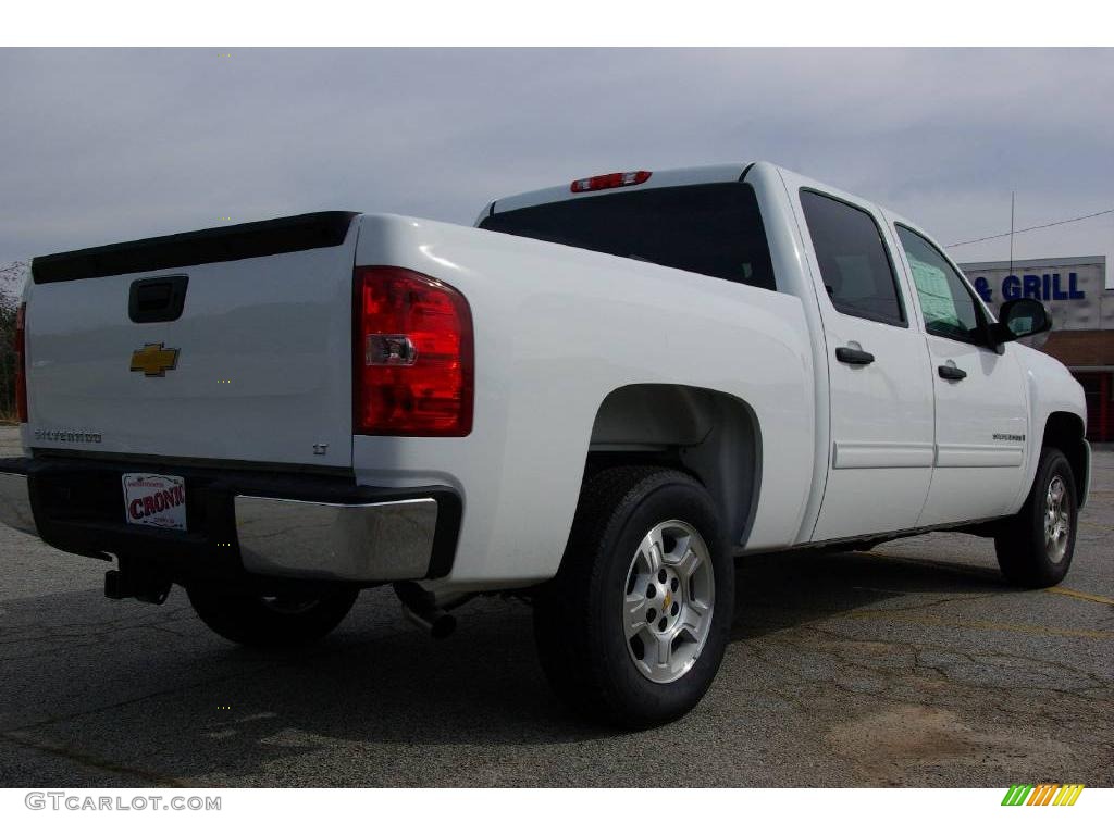 2009 Silverado 1500 LT Crew Cab - Summit White / Ebony photo #6