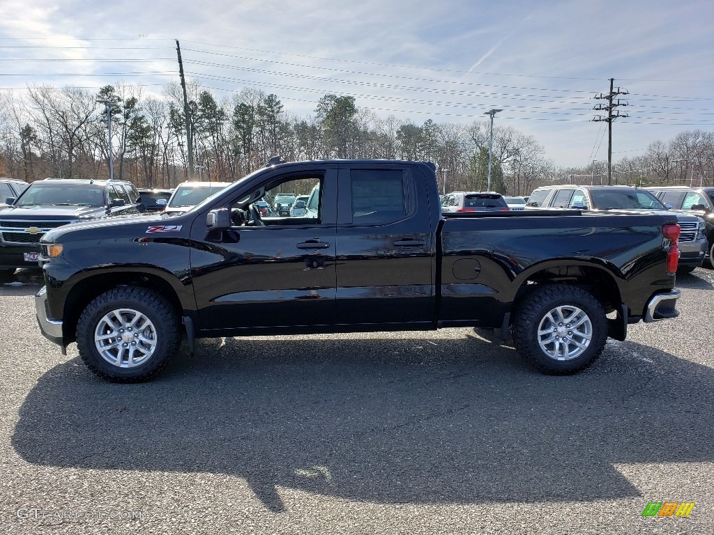 2019 Silverado 1500 WT Double Cab 4WD - Black / Jet Black photo #3