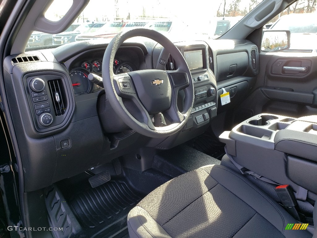 2019 Silverado 1500 WT Double Cab 4WD - Black / Jet Black photo #8
