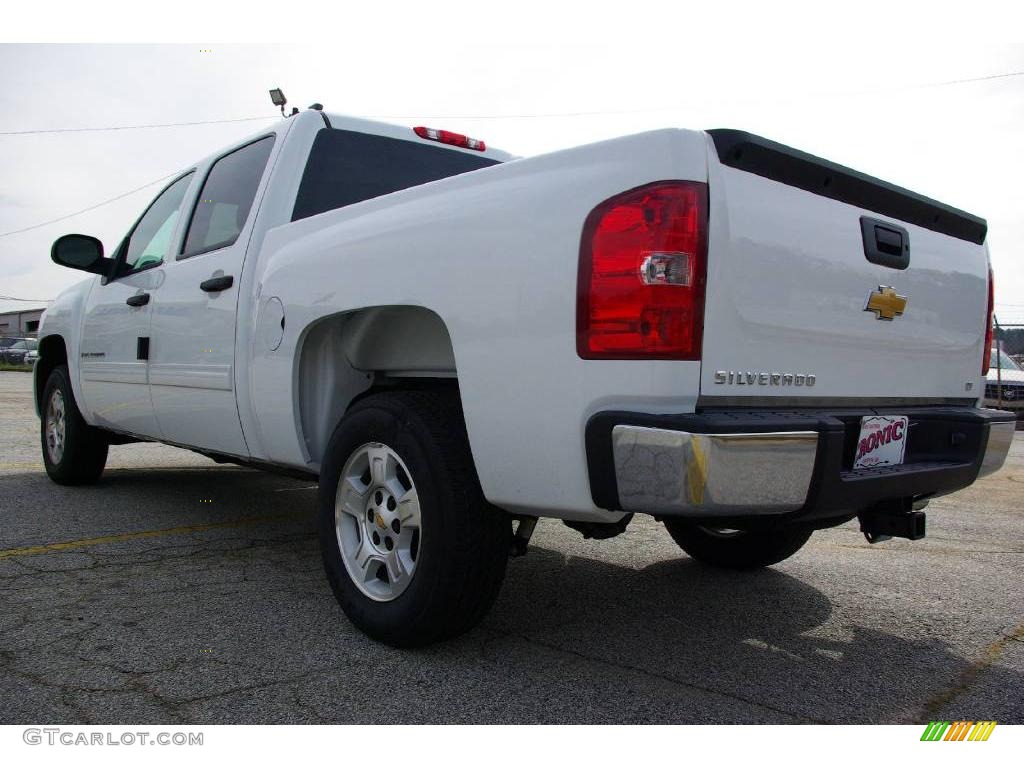 2009 Silverado 1500 LT Crew Cab - Summit White / Ebony photo #8