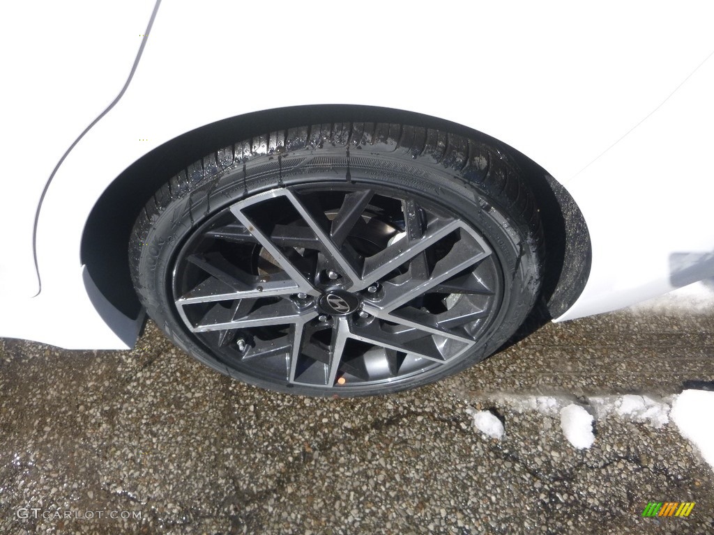 2019 Elantra Sport - Ceramic White / Black photo #7