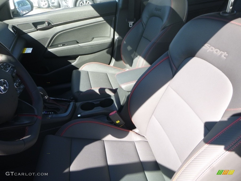 2019 Elantra Sport - Ceramic White / Black photo #11