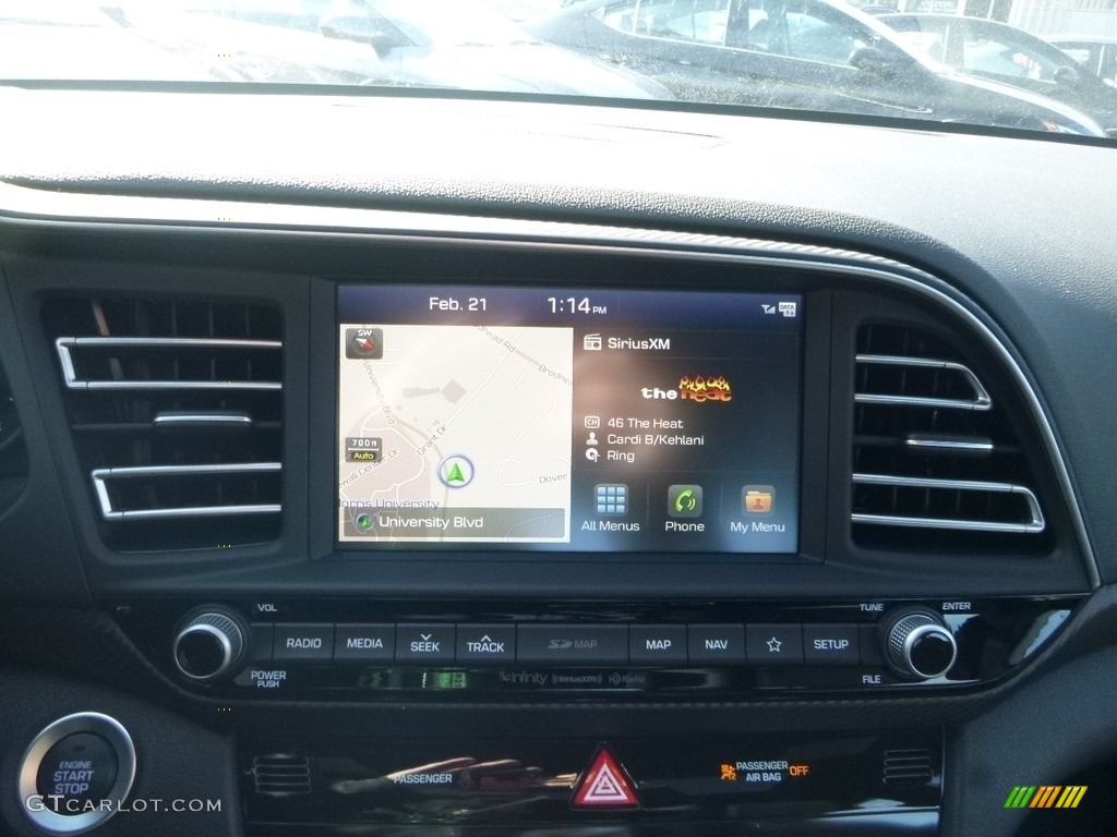 2019 Elantra Sport - Ceramic White / Black photo #13
