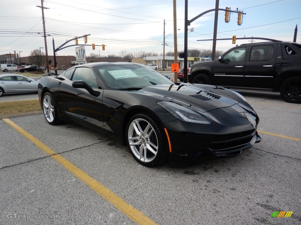 Black 2019 Chevrolet Corvette Stingray Coupe Exterior Photo #132016714