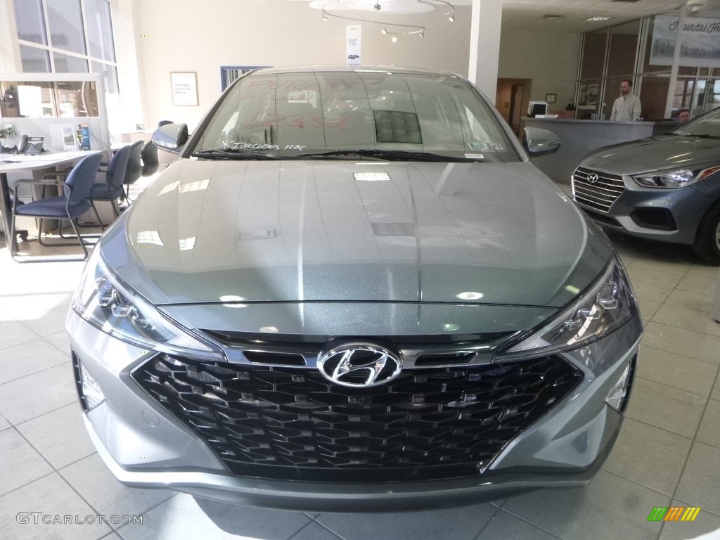 2019 Elantra Sport - Galactic Gray / Black photo #3