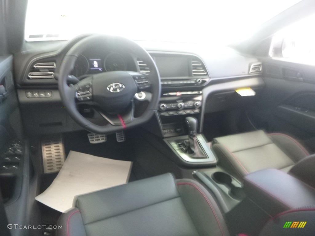 2019 Elantra Sport - Galactic Gray / Black photo #8
