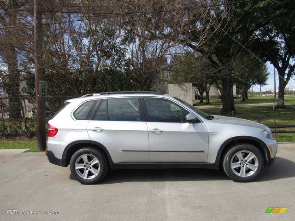 2008 X5 4.8i - Titanium Silver Metallic / Black photo #7