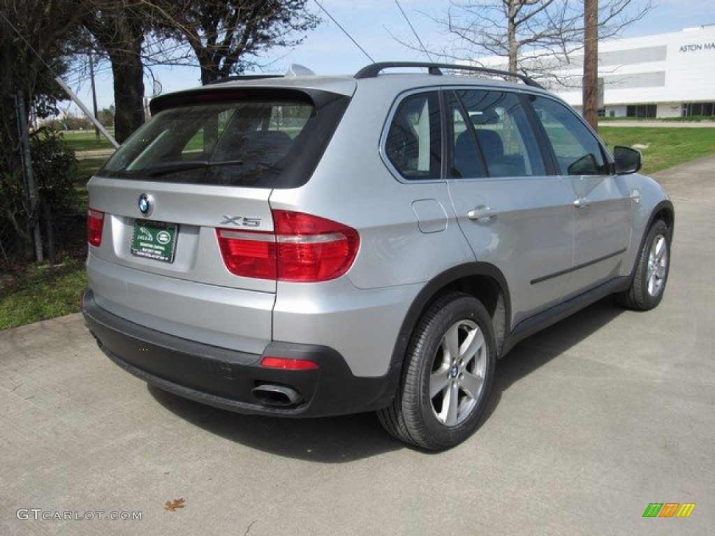 2008 X5 4.8i - Titanium Silver Metallic / Black photo #8