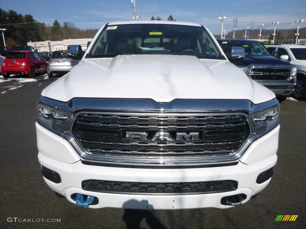 2019 1500 Limited Crew Cab 4x4 - Ivory Tri–Coat / Indigo/Frost photo #8