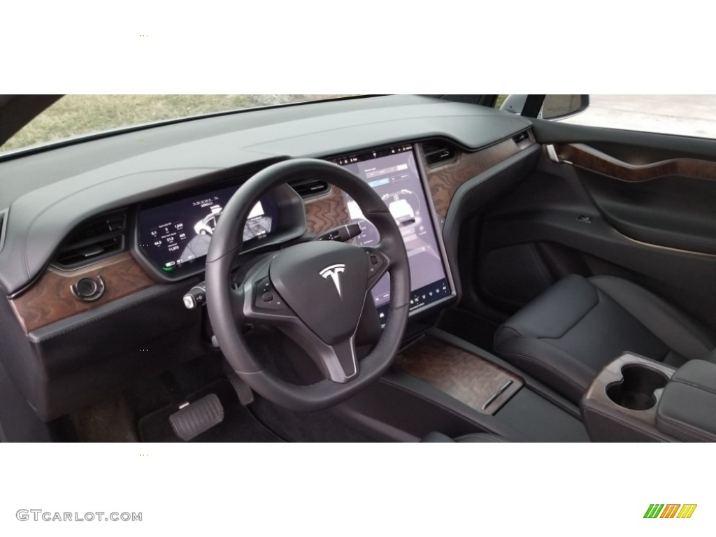 2018 Model X 100D - Silver Metallic / Black photo #3