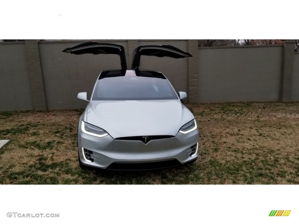 2018 Model X 100D - Silver Metallic / Black photo #9