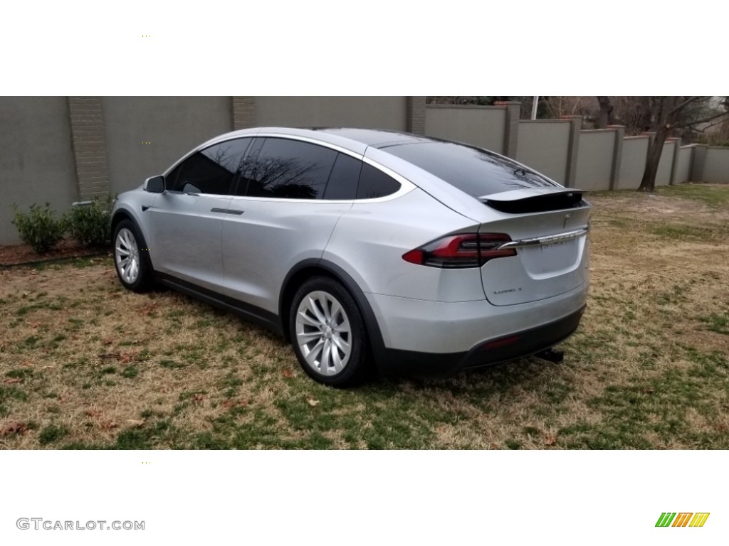 2018 Model X 100D - Silver Metallic / Black photo #13