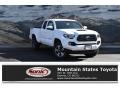 Super White 2019 Toyota Tacoma TRD Sport Access Cab 4x4