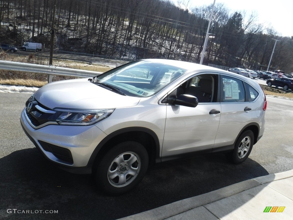 2015 CR-V LX AWD - Alabaster Silver Metallic / Gray photo #5