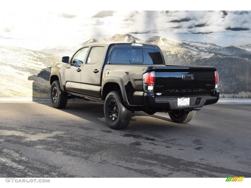 2019 Tacoma TRD Pro Double Cab 4x4 - Midnight Black Metallic / Black photo #3