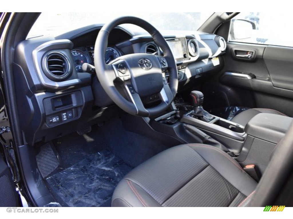 2019 Tacoma TRD Pro Double Cab 4x4 - Midnight Black Metallic / Black photo #5