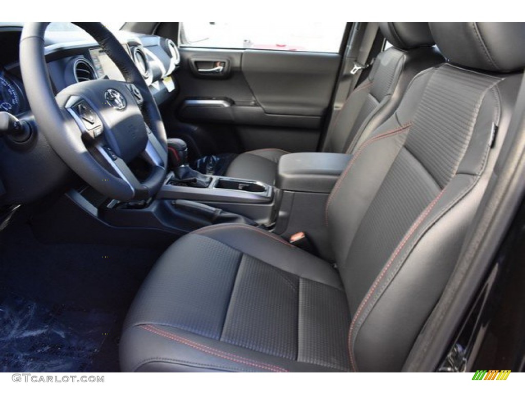 2019 Tacoma TRD Pro Double Cab 4x4 - Midnight Black Metallic / Black photo #6
