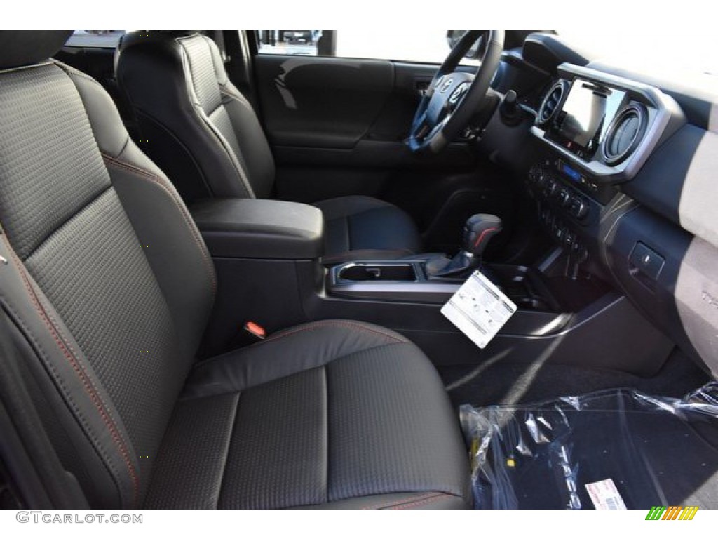 2019 Tacoma TRD Pro Double Cab 4x4 - Midnight Black Metallic / Black photo #12