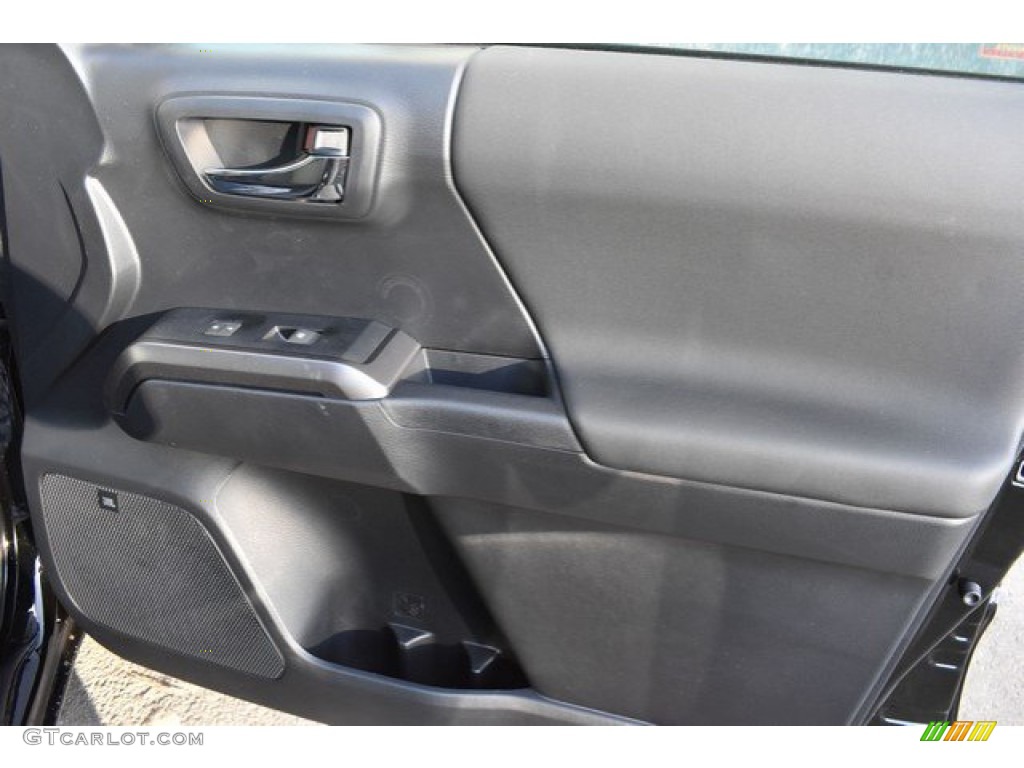 2019 Tacoma TRD Pro Double Cab 4x4 - Midnight Black Metallic / Black photo #22