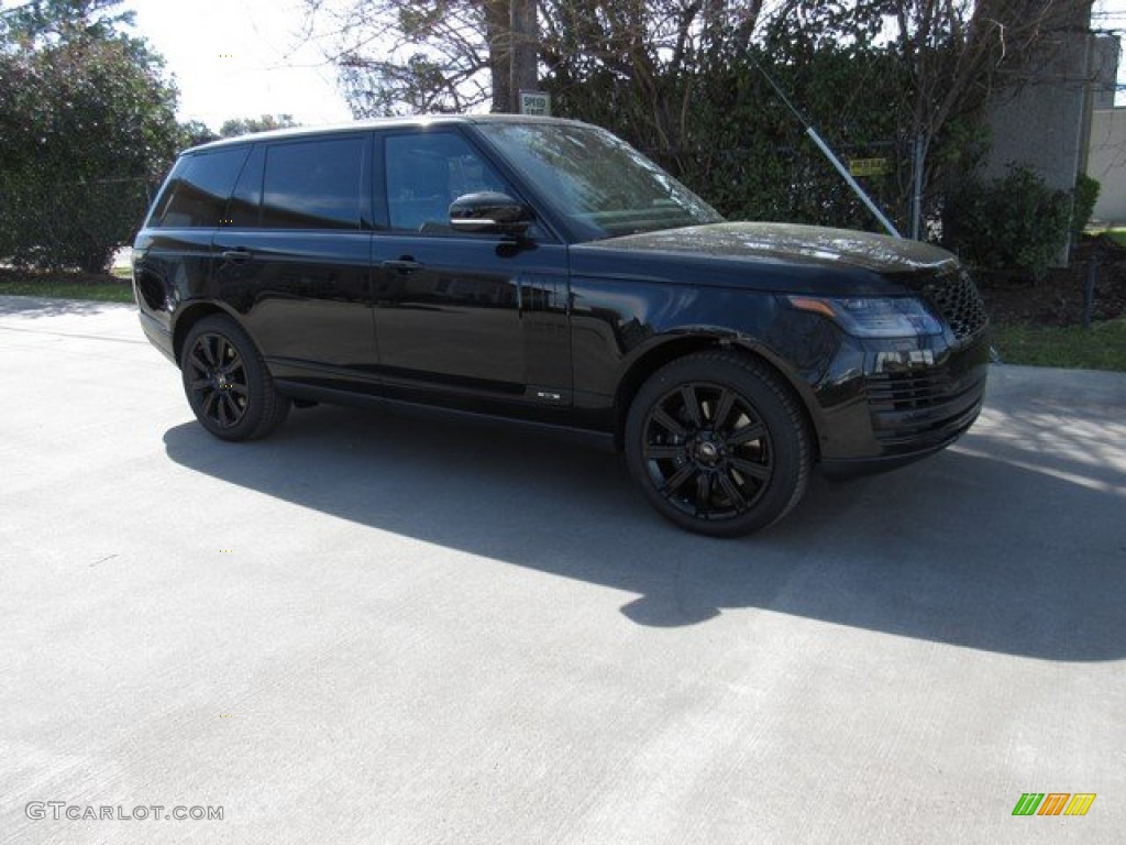 2019 Range Rover Supercharged - Santorini Black Metallic / Ebony/Ebony photo #1