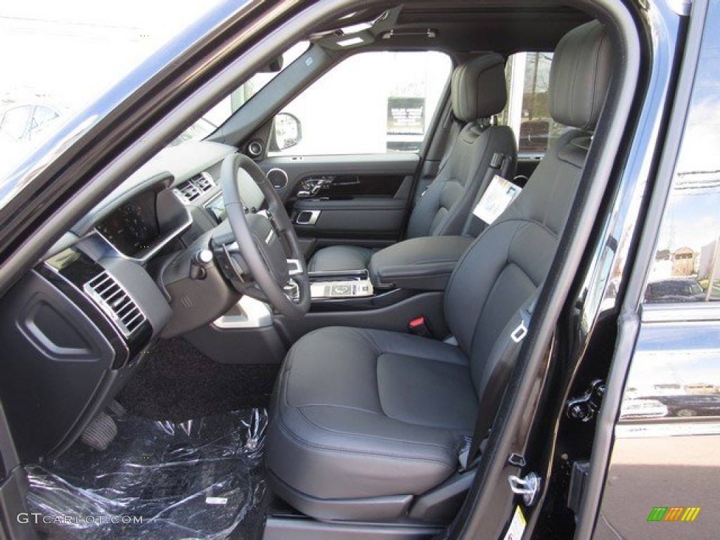 2019 Range Rover Supercharged - Santorini Black Metallic / Ebony/Ebony photo #3