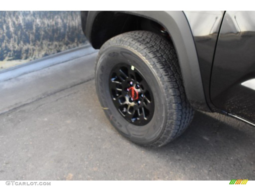 2019 Tacoma TRD Pro Double Cab 4x4 - Midnight Black Metallic / Black photo #32