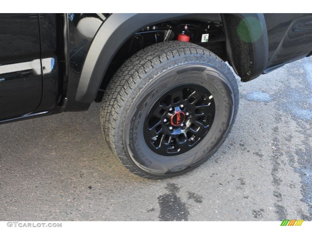 2019 Tacoma TRD Pro Double Cab 4x4 - Midnight Black Metallic / Black photo #33