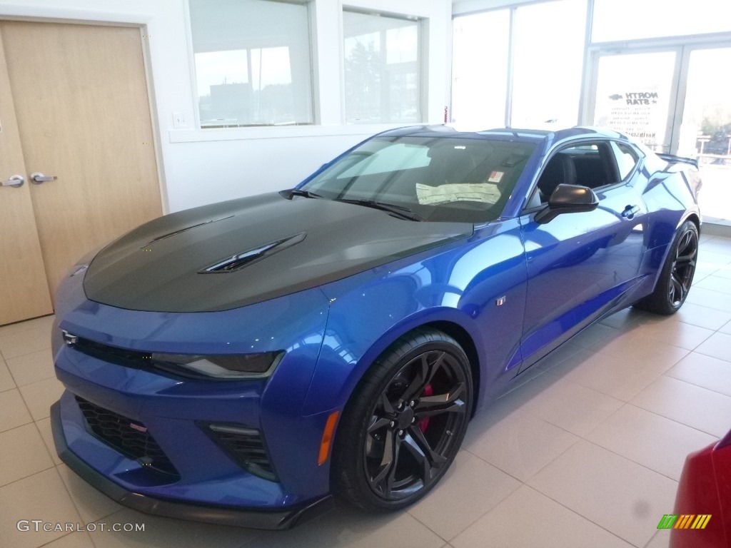 Hyper Blue Metallic 2018 Chevrolet Camaro SS Coupe Exterior Photo #132022243