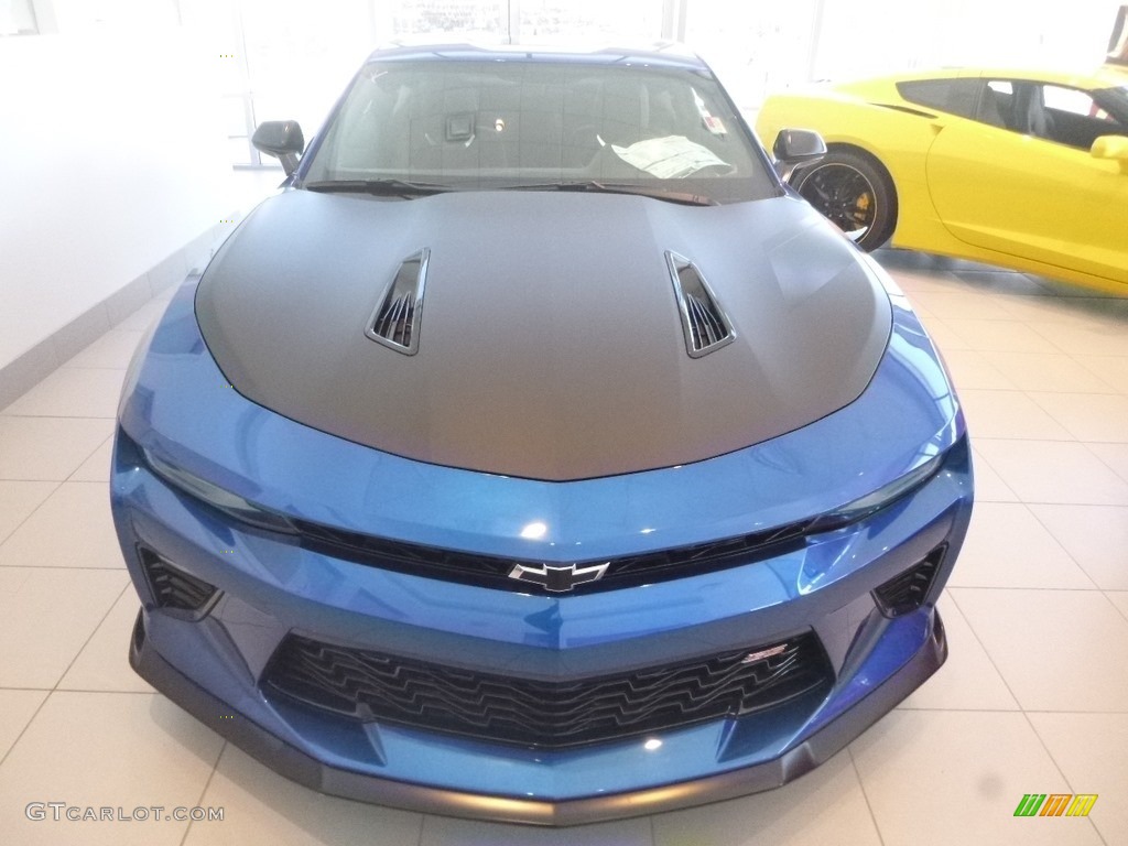 Hyper Blue Metallic 2018 Chevrolet Camaro SS Coupe Exterior Photo #132022465