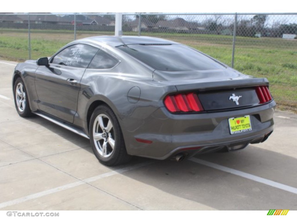 2017 Mustang V6 Coupe - Magnetic / Ebony photo #6