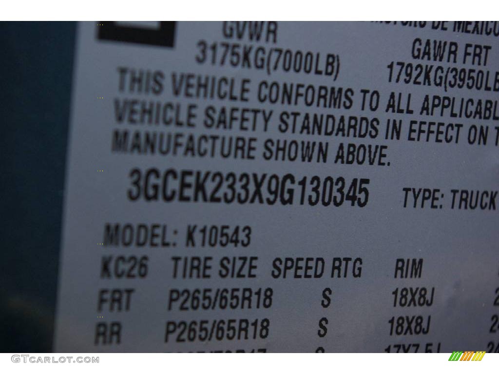 2009 Silverado 1500 LT Z71 Crew Cab 4x4 - Blue Granite Metallic / Light Titanium photo #26