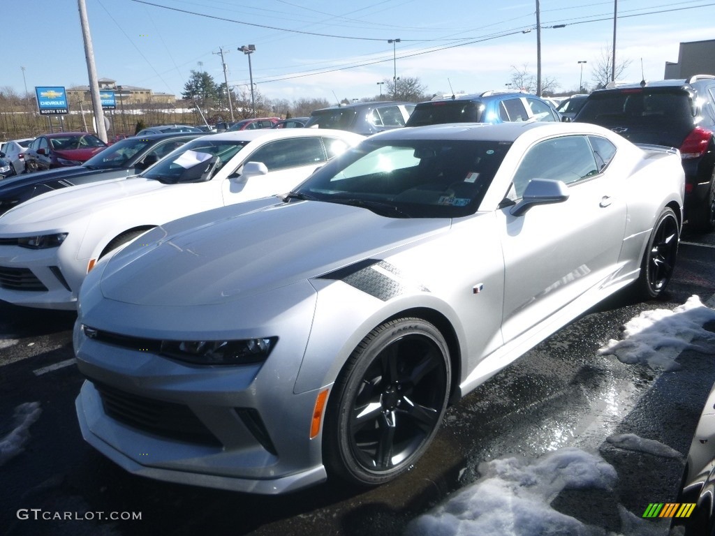 Silver Ice Metallic 2018 Chevrolet Camaro LS Coupe Exterior Photo #132023260