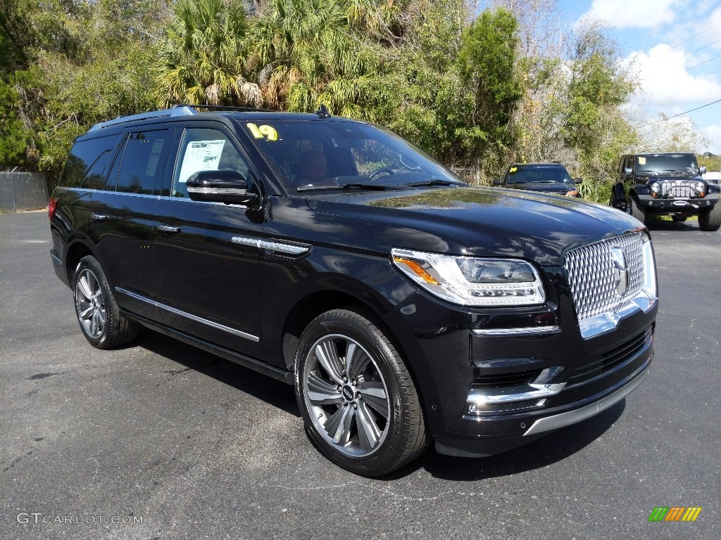 Infinite Black Metallic 2019 Lincoln Navigator Reserve 4x4 Exterior Photo #132025210