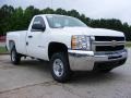 Summit White - Silverado 2500HD Work Truck Regular Cab Photo No. 4