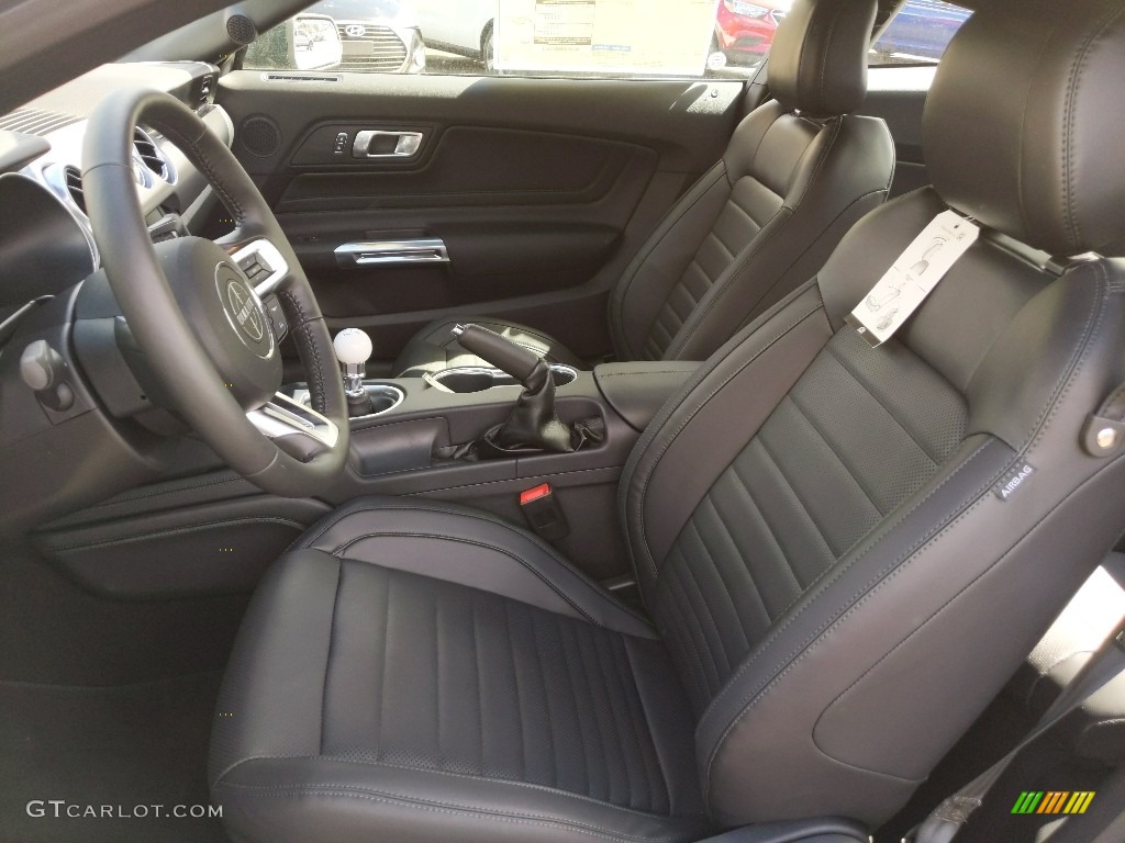 Ebony Interior 2019 Ford Mustang Bullitt Photo #132026755
