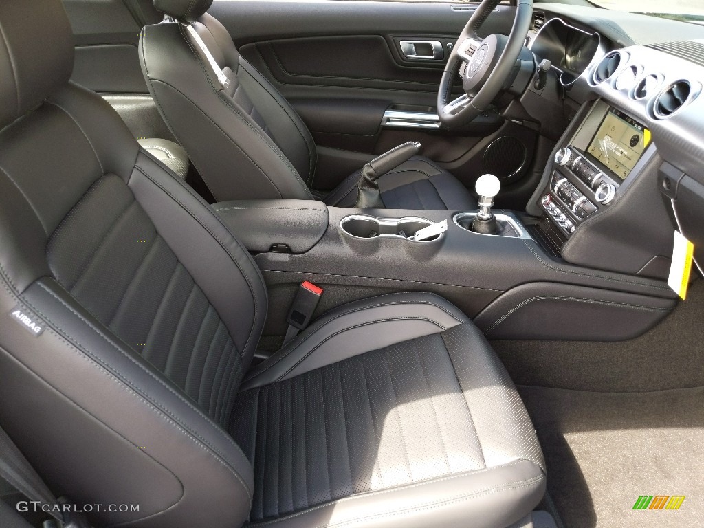 Ebony Interior 2019 Ford Mustang Bullitt Photo #132026833