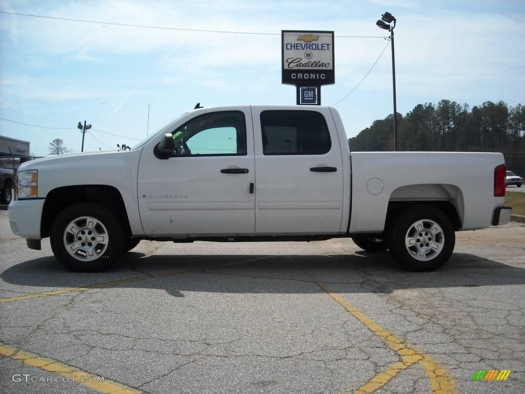 2009 Silverado 1500 LT Crew Cab - Summit White / Ebony photo #1