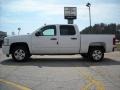 2009 Summit White Chevrolet Silverado 1500 LT Crew Cab  photo #1