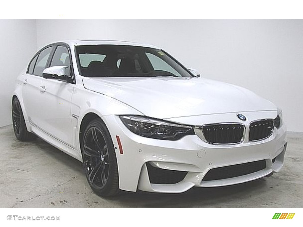 2018 M3 Sedan - Mineral White Metallic / Black photo #7