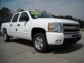 2009 Summit White Chevrolet Silverado 1500 LT Crew Cab  photo #4
