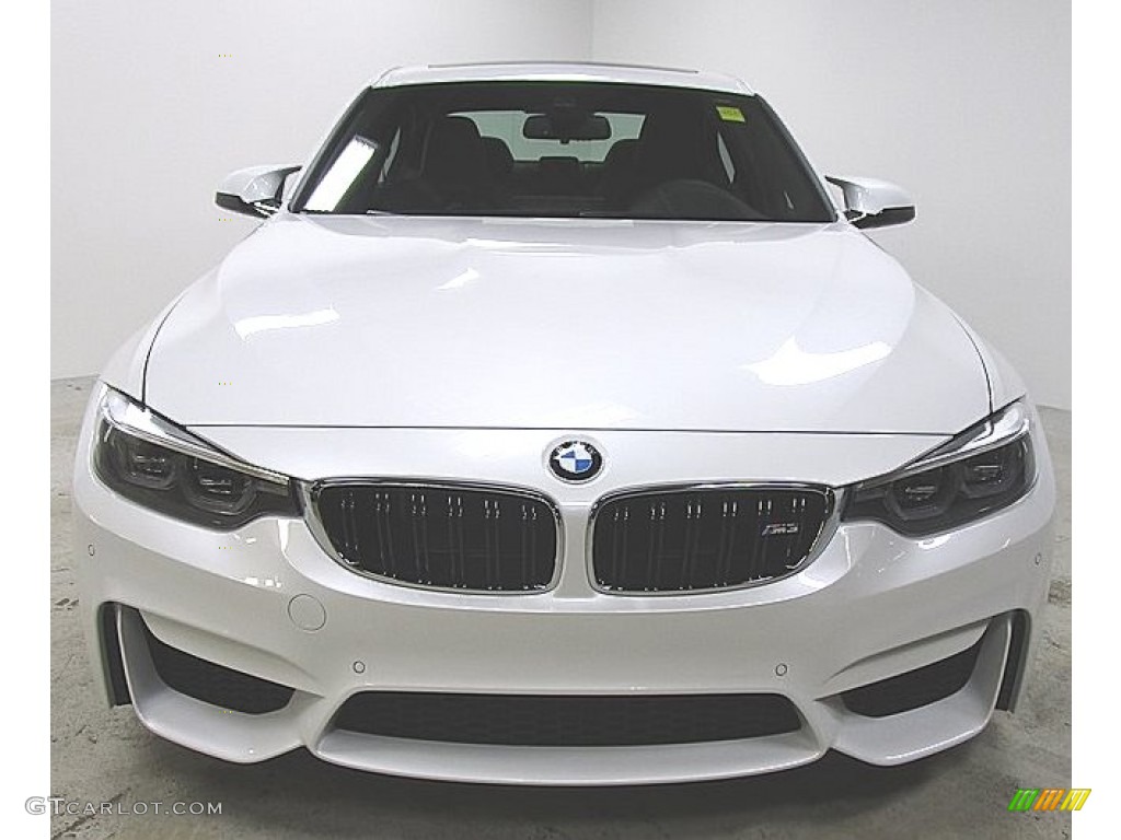 2018 M3 Sedan - Mineral White Metallic / Black photo #8