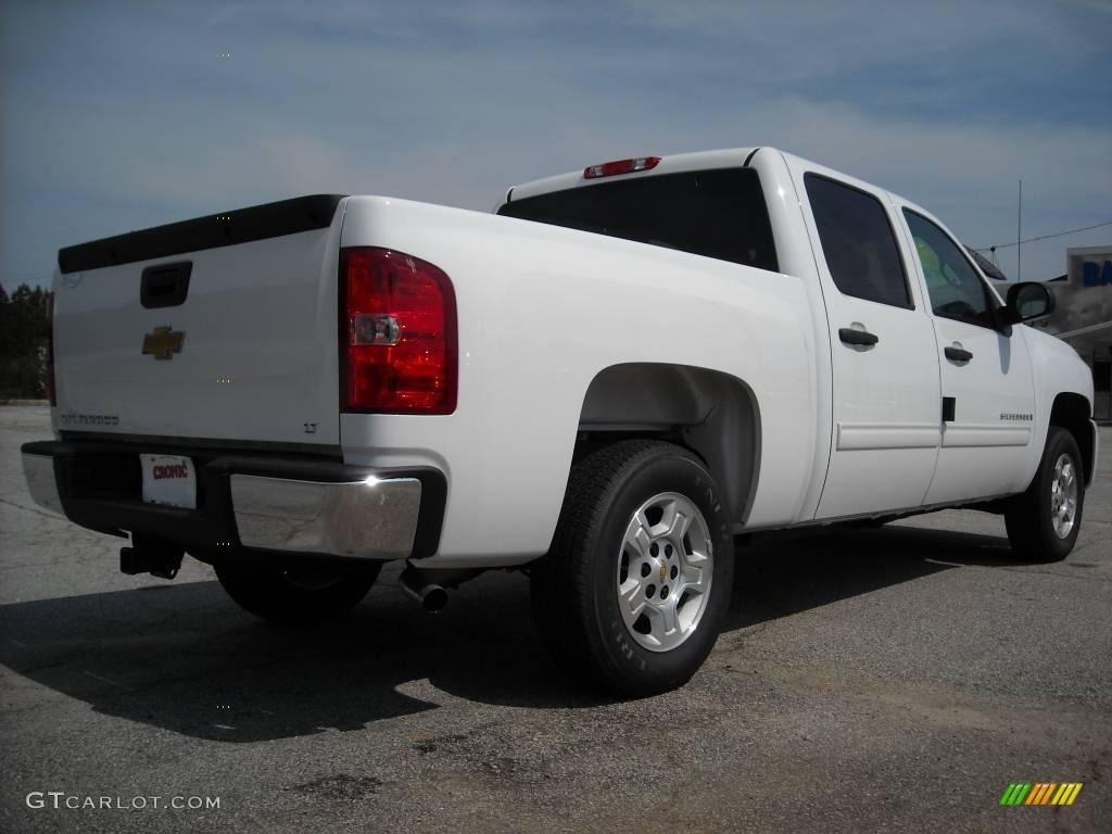 2009 Silverado 1500 LT Crew Cab - Summit White / Ebony photo #6
