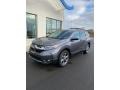 2019 Modern Steel Metallic Honda CR-V EX AWD  photo #2