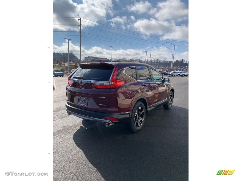2019 CR-V Touring AWD - Basque Red Pearl II / Gray photo #5
