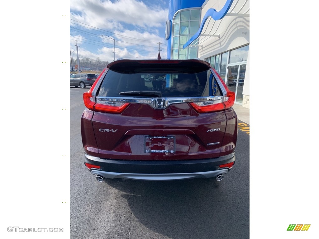 2019 CR-V Touring AWD - Basque Red Pearl II / Gray photo #6