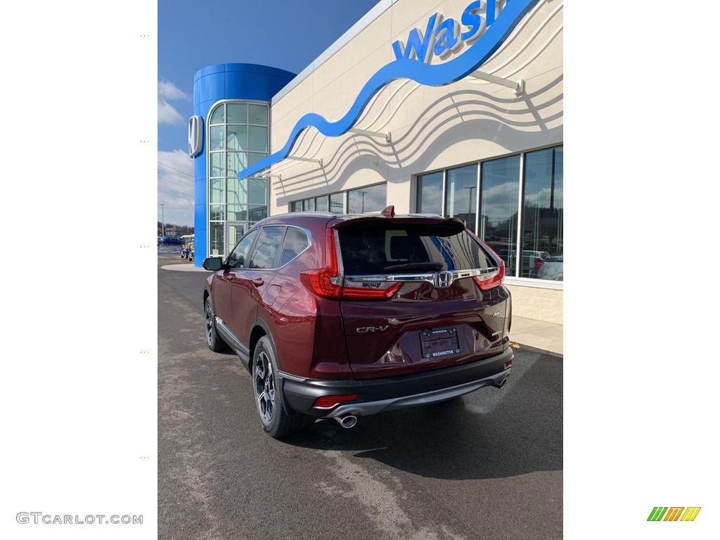 2019 CR-V Touring AWD - Basque Red Pearl II / Gray photo #7