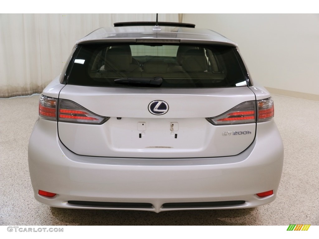 2012 CT 200h Hybrid Premium - Tungsten Silver Pearl / Water Gray photo #20