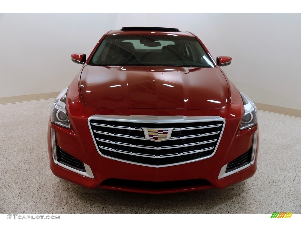 2019 CTS Luxury AWD - Red Obsession Tintcoat / Jet Black photo #2
