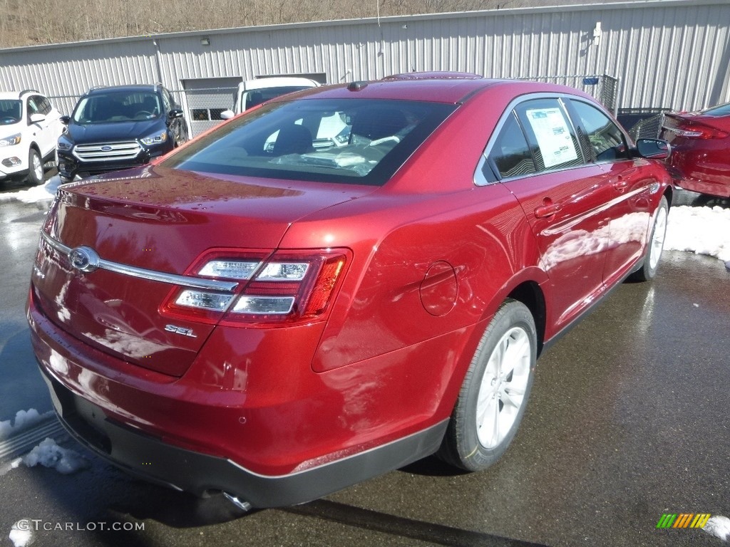 2019 Taurus SEL - Ruby Red / Charcoal Black photo #2