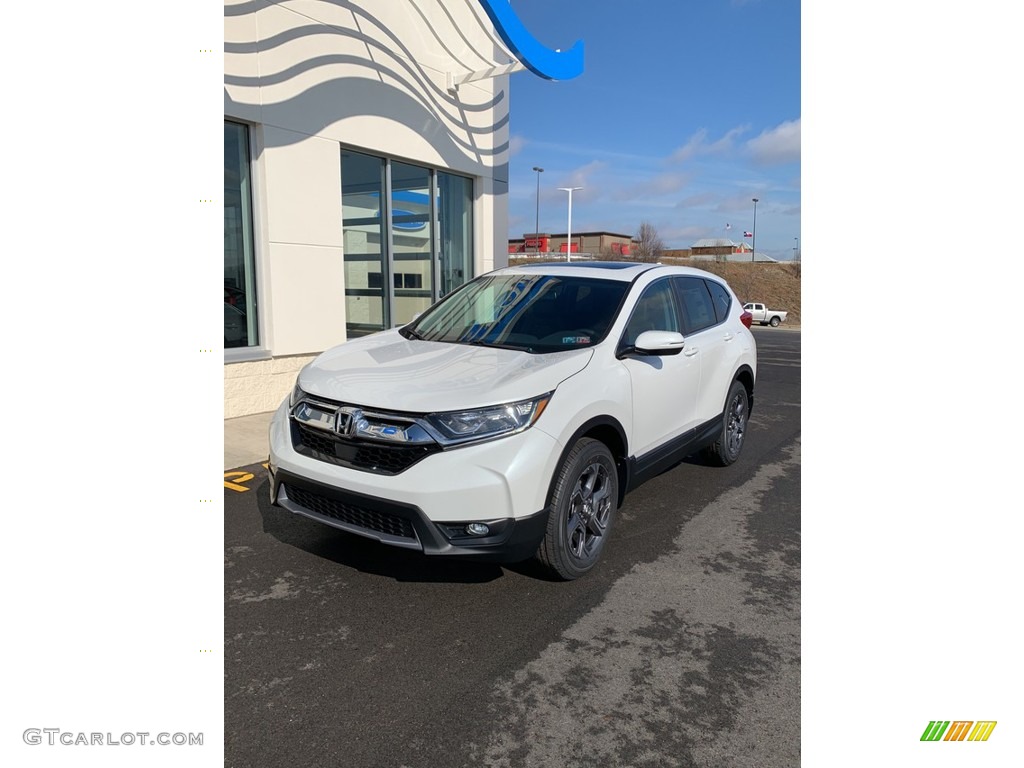 2019 CR-V EX-L AWD - Platinum White Pearl / Black photo #2